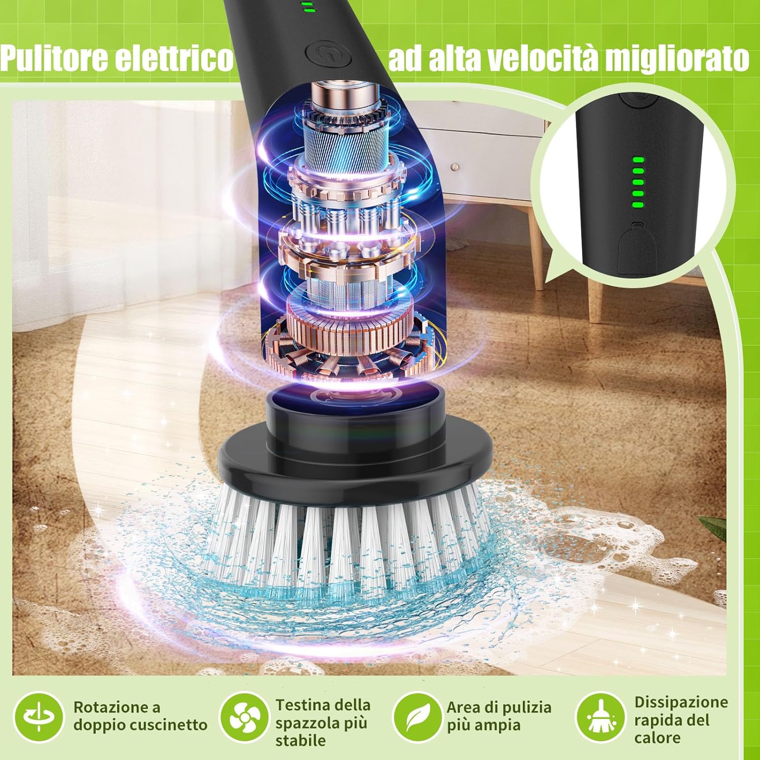 PowerSpin Pro Home Scrub Brush