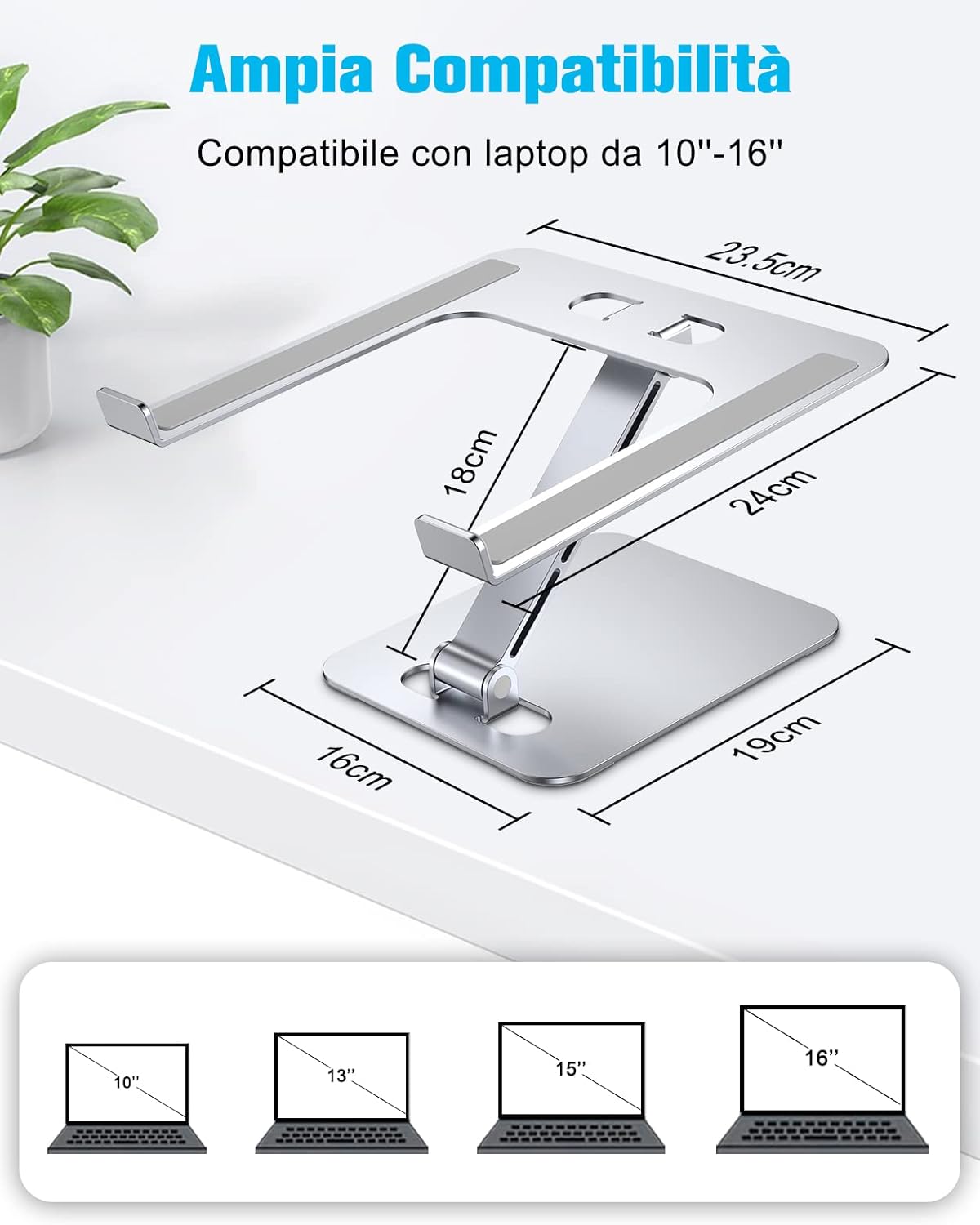 Fold-Up Pro Laptop Stand