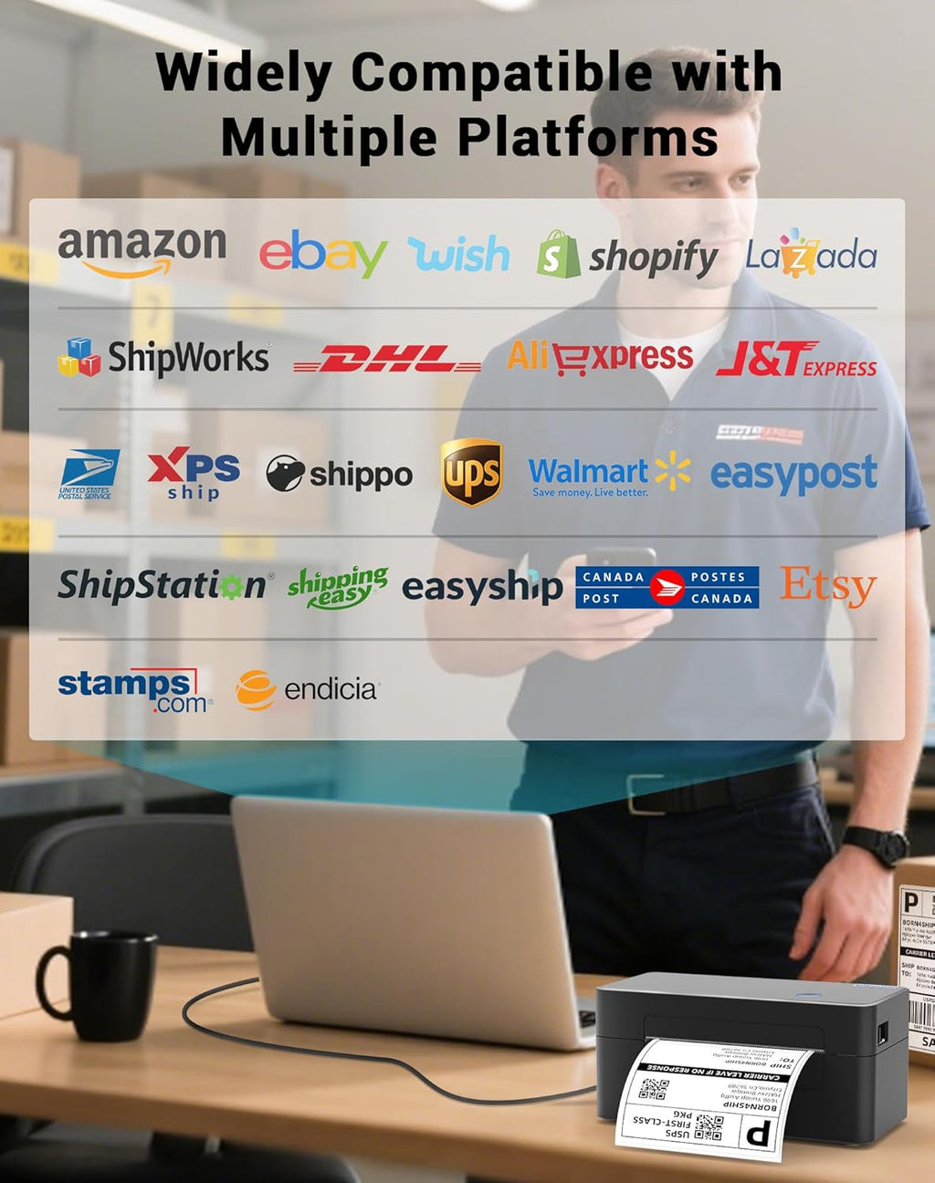 EasyShip Thermal Label Printer